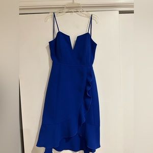 Q&A Blue cocktail dress